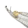 Leaf and Snail Incense Burner Zinc Alloy Leaf Incense Holder Relieve Fatigue Exquisite Incense Sticks Holder for