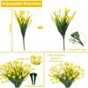Künstlicher Calla-Lilien-Strauß 33cm Blütenköpfe für Heim-, Raumdeko, Garten, Außenbereich, Vase, Blume, Muttertag, Hochzeitsdekoration