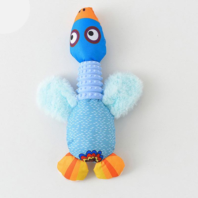 Cute Squeaky Wild Goose Dog Toy - Durable Chew Molar Toy for Training, Non-Toxic Pet Training Prop to Relieve Boredom