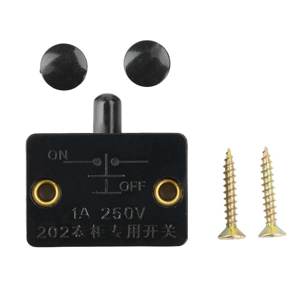 Automatic Reset Switch Closet Cabinet Light Switch Household Cabinet Door Control Switch Wardrobe Light Switch