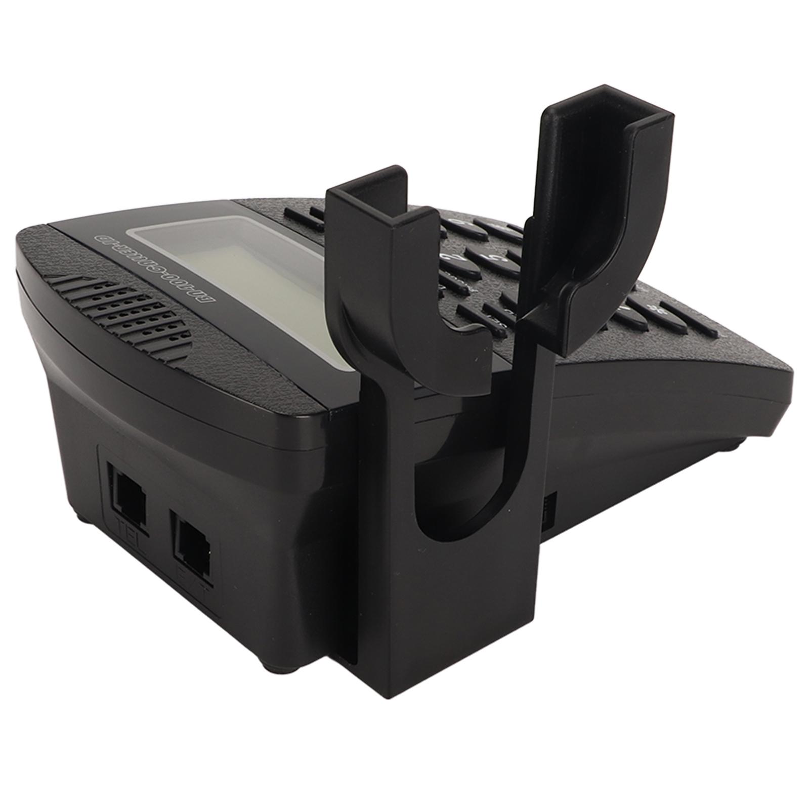 

Проводной телефон с кнопочным номеронабирателем для колл-центра с повторным набором, идентификатором вызывающего абонента, гарнитурой для дома и колл-центра