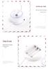 LED Christmas Suction Cup Window String Lights - Indoor Decorative Hanging Lights for Holiday Display