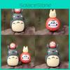Cute Totoro Cartoon Overhead Dharma Micro Model Ornament For Prop Landscape