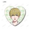 [Takayoshi-kun e Amagi-kun][O Amigo do Meu Irmão Mais Velho] Adesivo Estilo Impressão Original Insígnias de Coração para Troca por Mai Hanageno, Caixa com 12