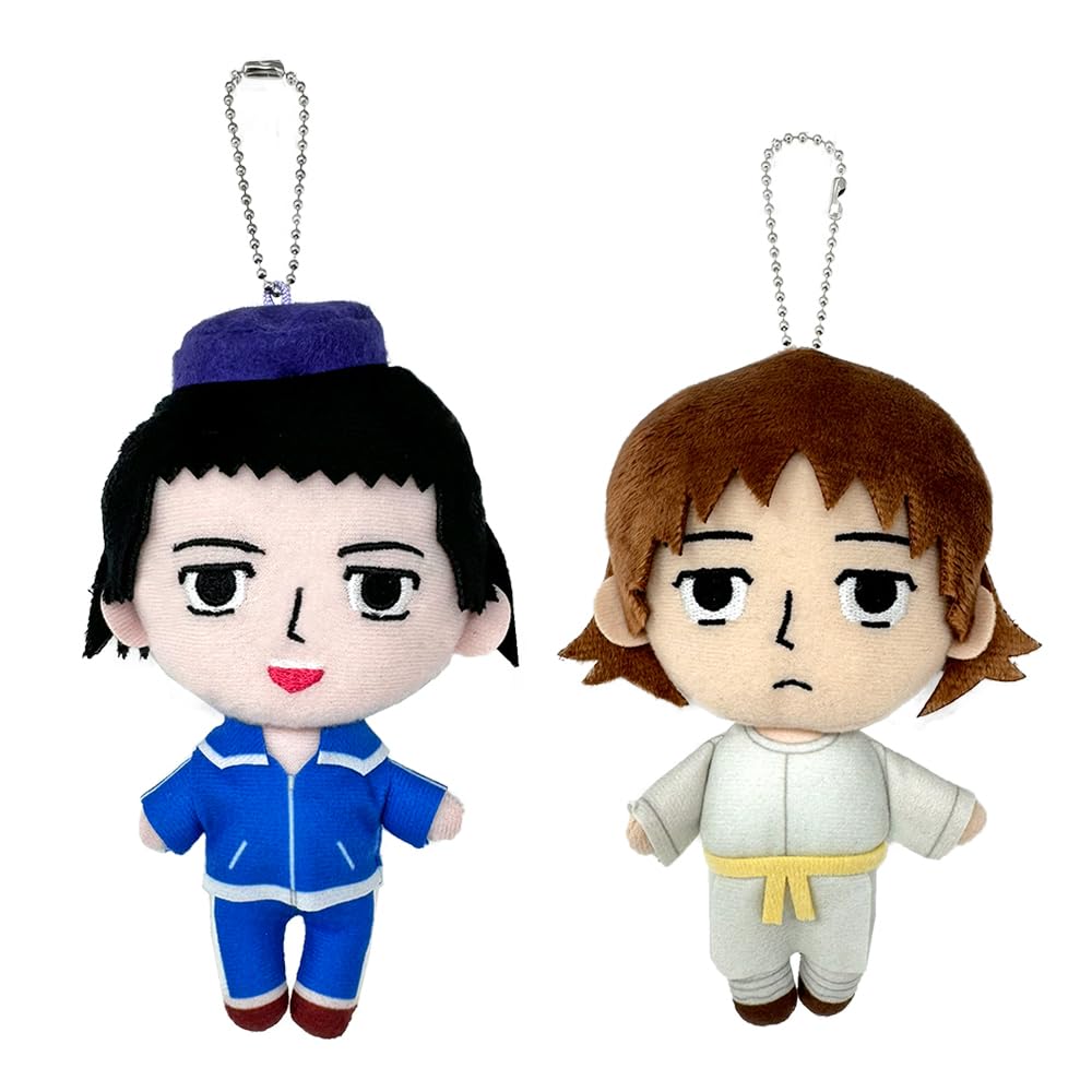 Masuda Kosuke Theater Gag Manga Biyori GO Plush Toy Approx. 13cm Mascot Ball Chain (Prince Shotoku & Ono no Imoko)