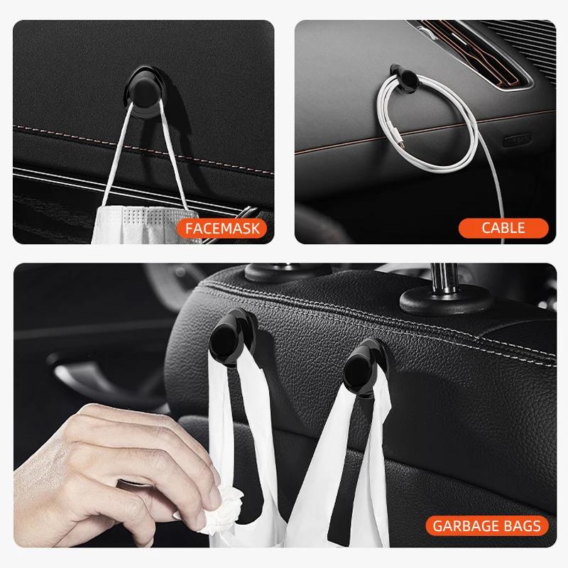 Auto Haken Organizer Aufbewahrung Für USB-Kabel Kopfhörer Schlüsselaufbewahrung Selbstklebender Haken Clip Für BMW E46 E39 E36 E34 E90 E92 X1 X3 X5