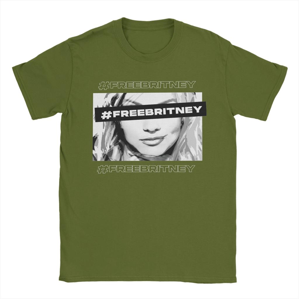 Free Britneys T Shirts Unisex Unisex 100 Cotton Humorous TShirt Round Collar Tees Short Sleeve Clothes Plus Size