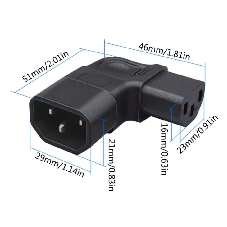 IEC 320 C13 zu C14 Netzstecker C13 Buchse zu C14 Stecker Stromkonvertierungsadapter Für Elektronische Geräte