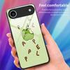 For iPhone 17 Air Case PC TPU Tempered Glass Pattern Printing Anti Drop Phone Back Cover