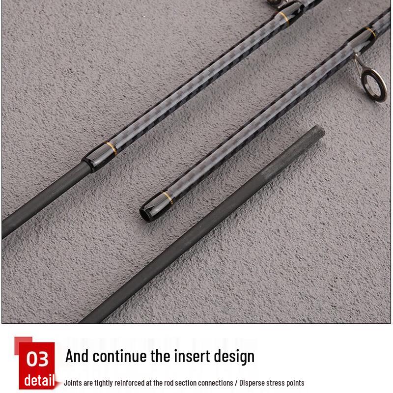 IOSN Carbon M-Action Lure Fishing Rod Kit