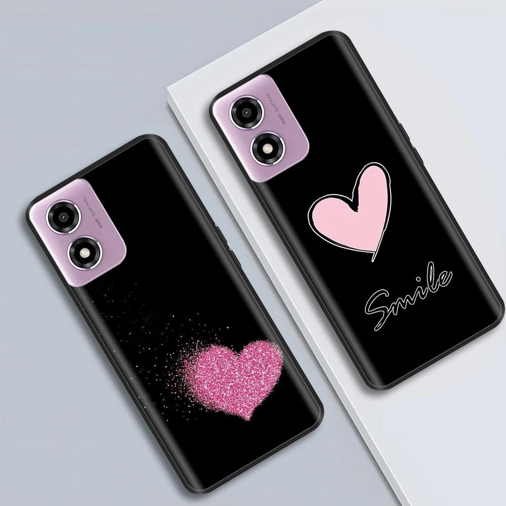 Phone Case For Motorola Moto E14 Case Soft TPU Painted Back Cover For Motorola E14 E 14 MotoE14 Full Protective Phone Shell Capa