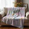 Juicy Cherry Anime Cartoon Flannel Blanket Soft Warm Throw for Bedroom Sofa Car Kids Holiday Gift