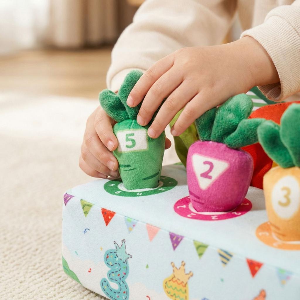 Pull The Radish, Early Childhood Education,Unable To Tear Apart Fabric, Soothing Toys