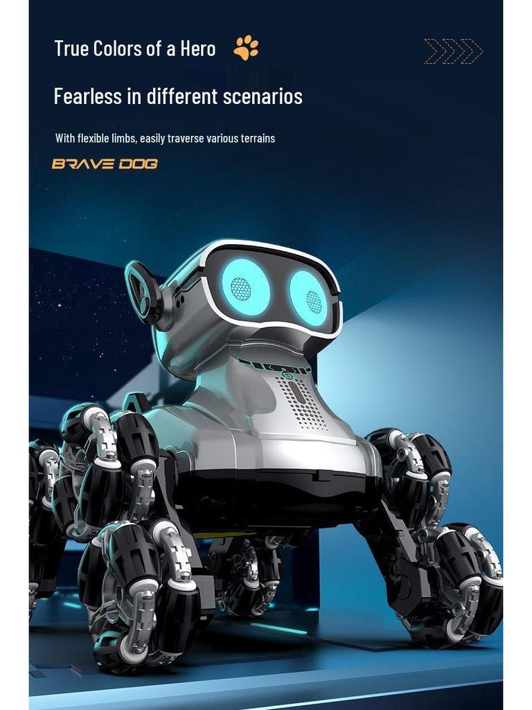 Interactive Gesture-Controlled Robot Dog Toy for Kids