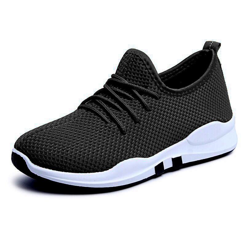 

Trendy shoes new spring and summer breathable sports and leisure student mesh hollow women s shoes Korean version flat single shoes 36