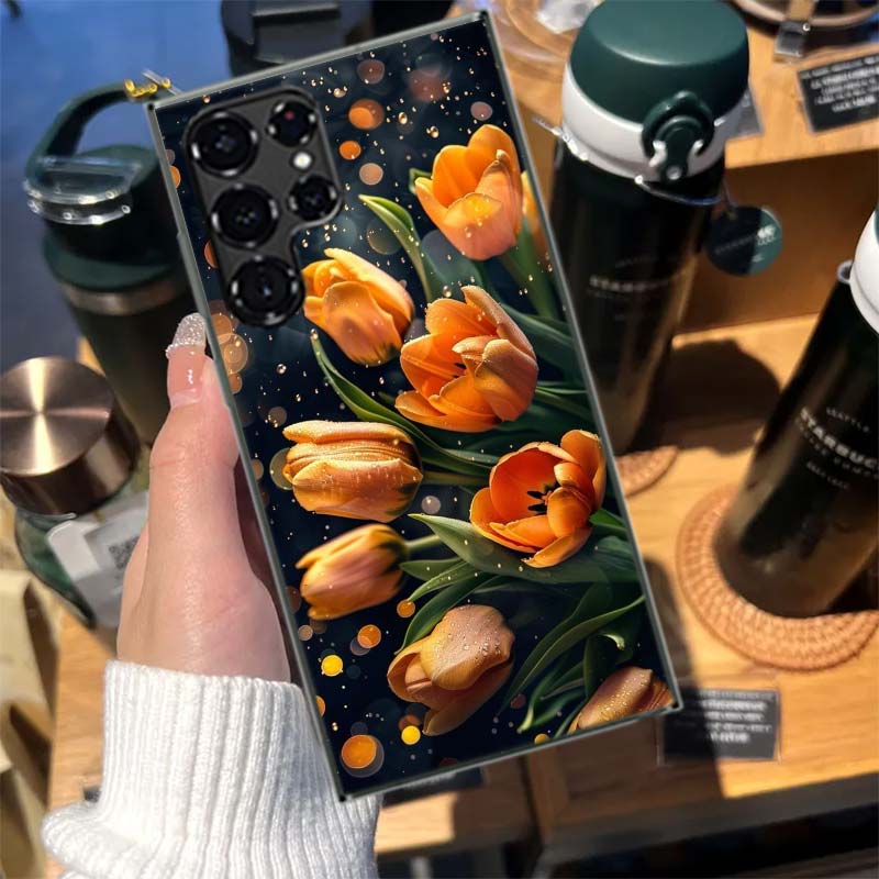 

Тюльпаны уже в полном цвету Чехлы Чехол для телефона для Samsung Galaxy S26 Ultra S25 Edge S24 S23 FE S21 Plus S20 S22 S10 Чехол TP Samsung S22 Plus