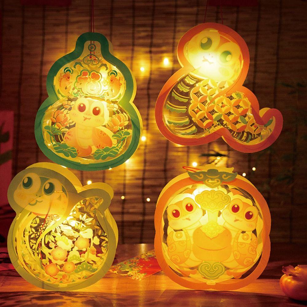 Traditional New Year Luminous Lantern Cute Celebration Lantern  Lantern Festival