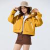 Short jacket women's three-proof outdoor windproof waterproof jacket fashion trend jacket