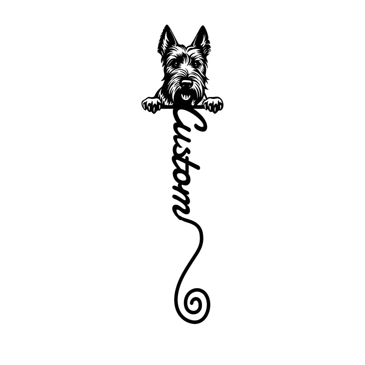 Metal Bookmark, Scottish Terrier, Book Lover Gift, Dog Lover, Teacher Appreciation, Back to School, Unique Reader Gift