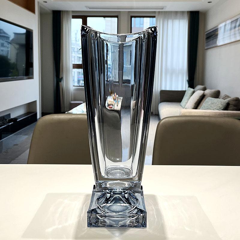

Modern Glass Vases Luxury Living Room Flower Bottle Balcony Decoration Storage Vases Creative Home Decoration Accessories синий