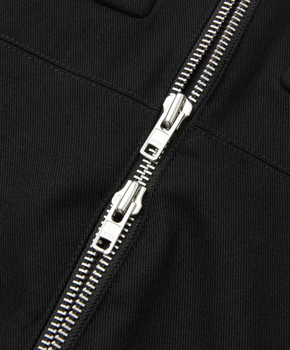 Leumadeu Embossed Twill Rider Jacket - Black