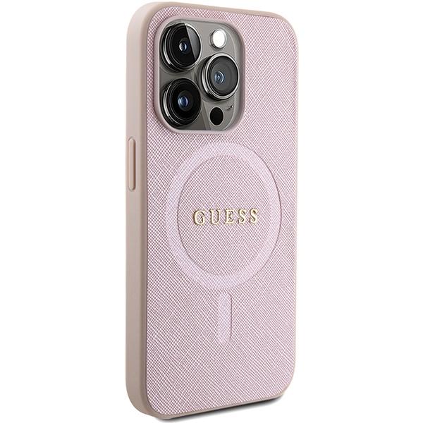 Etui do iPhone 15 Pro Guess MagSafe Różowe