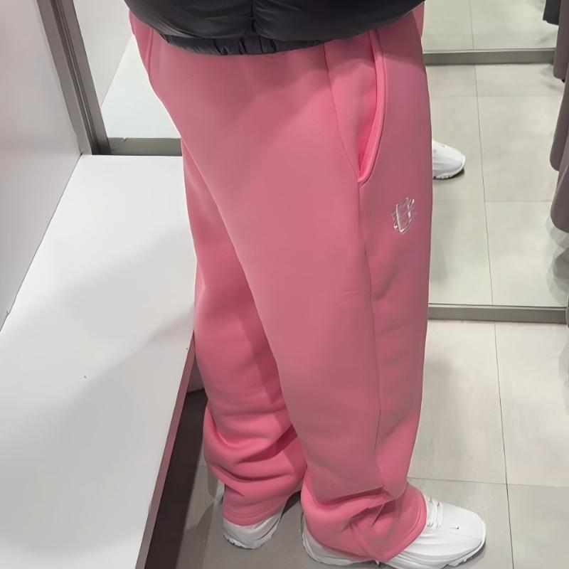 European and American Y2K Solid Color Casual High Street Hip-hop Sweatpants
