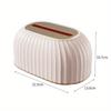 Tissue Boxes Elegant Nordic Style Napkin Holder Case Paper Lifting and Lowering Drawer Box Home Living Room Table Storage Decor