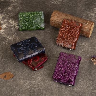 Ρετρό Ανασυρόμενη Θήκη Καρτών Μία Κουμπαράς Υφή Οργανωτής Θήκη Πιστοποιητικών Μίνι Πορτοφολάκι Πολλαπλών Καρτών