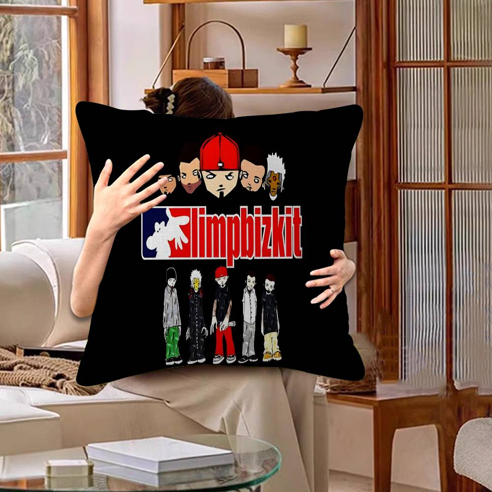 Pop Hot Band L-Limp Bizkit Pillowcases Home Bedding Decorative Pillow Cover Wedding Super Soft Pillow Case