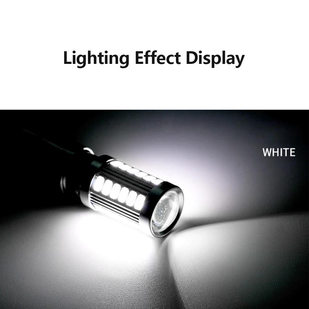 Turn Signal Light 12V 33SMD 7000K White Brake Reverse Parking Lamps P21/5W 1156 Ba15s 1157 Bay15d For Car LED Bulbs