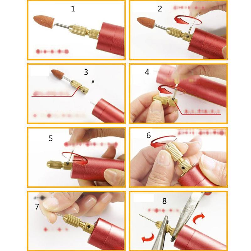 Mini Electric Corded Hand Drill Kit Micro Small L Pin for Wood Resin Plastic Polymer Clay Jewelry Making Crafts for DIY