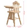1:12 Dollhouse Mini Dining Chair High Chair Baby Dining Chair Kichen Decor Toy