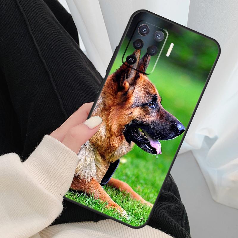 Deutscher Schäferhund Hülle Für Oppo A40 A60 A80 A5 Pro A15 A16 A17 A57 A77 A94 A74 A54 A76 A96 A18 A38 A58 A78 A98