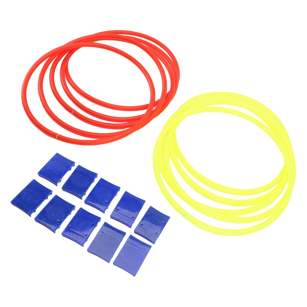 Outdoor Ring Game with 10Pcs Rings Connectors 28cm Improved Balance Enhanced Coordination Ring Game