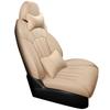 Durable, easy-clean leather steering wheel cover and seat cushion set for Geely Bin Yue.