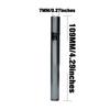 Reusable Clear Glass Tube Drinking Straws Multicolor Glass Tube Water Straw