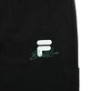 FILA Fusion Logo Letter Mid Waist Straight Loose Casual Shorts Men shorts Deep-Black T11M325804FBK