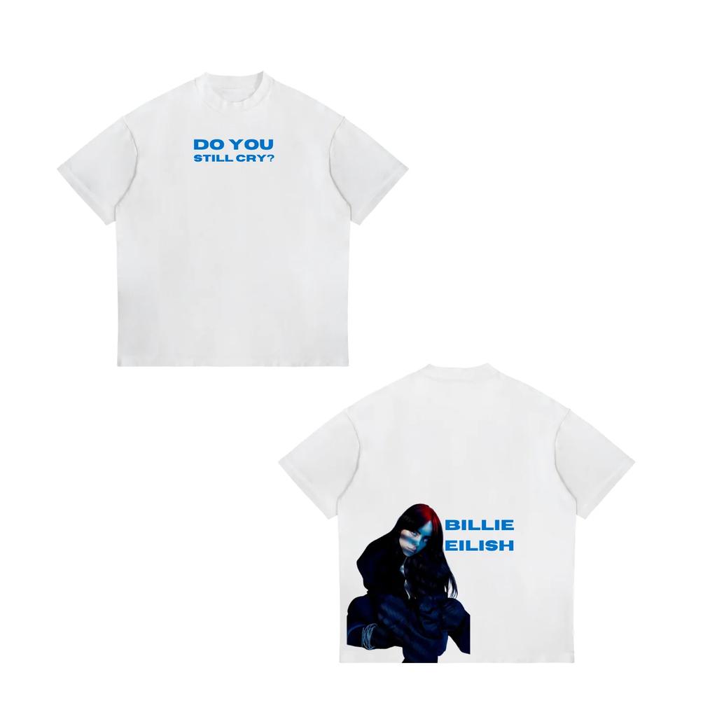 T-shirt con Stampa Billie Eilish 2026 Nuova Calda Vendita Unisex Moda Donna Retro Maglietta per Fan di Musica Y2k Street Wear T-shirt in Cotone