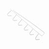 Multifunction Kitchen Storage Rack Cupboard Shelf Hanging Hook Wardrobe Organizer Holder White