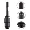 For SDS Plus Conversion Adapter for Drills and Hammer Drills Alloy Steel Extension Rod Anti Slip Locking Structure