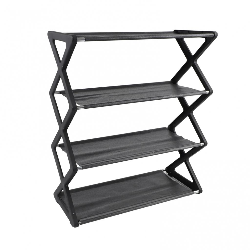 Ladder Shoe Rack X Shaped Easy Assembly Multi Layer Storage for Shoes