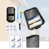 3 Pieces Paint Roller Kit Includes Frame Brush Cover Stirring Rod Tray Portable