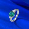 Imported Pargreen Diamond 2 Carat High Carbon Diamond Ice Flower Cut Ring Daily