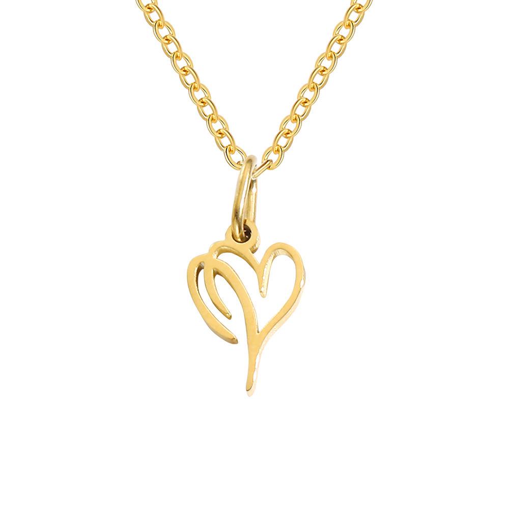 St. Delan Versatile 26-Letter Stainless Steel DIY Necklace Pendant