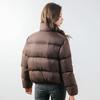 Feather new winter small solid color bread jacket thickened down jacket women's warm white duck down jacket