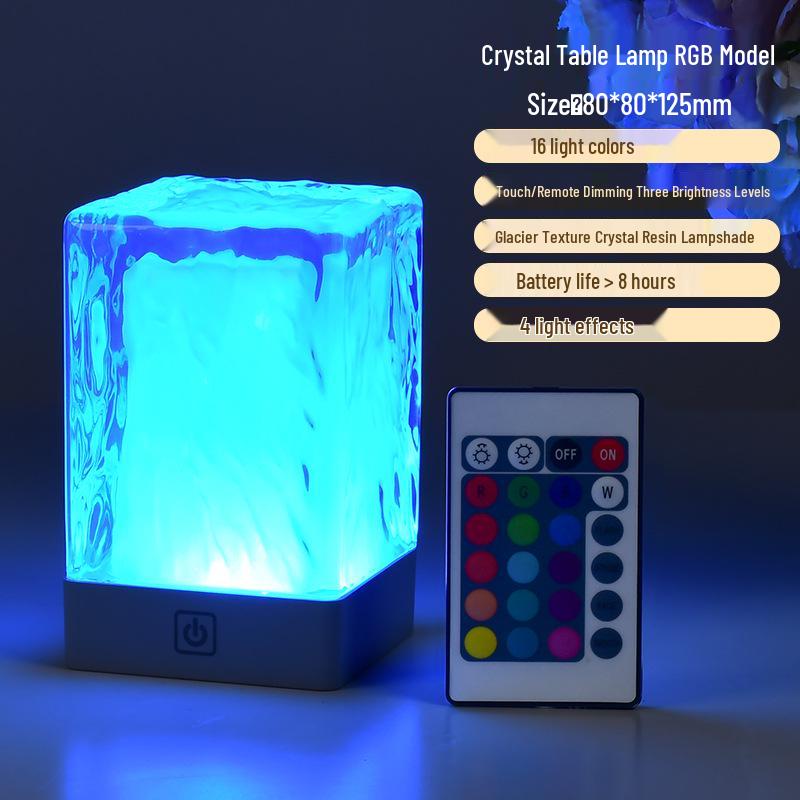 LED Rechargeable Metal Touch Dimming Desk Lamp for Western Restaurant Tabletop Atmosphere