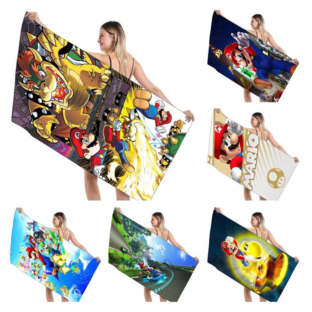 Children's Mario Beach Towel Super Soft And Absorbent!
