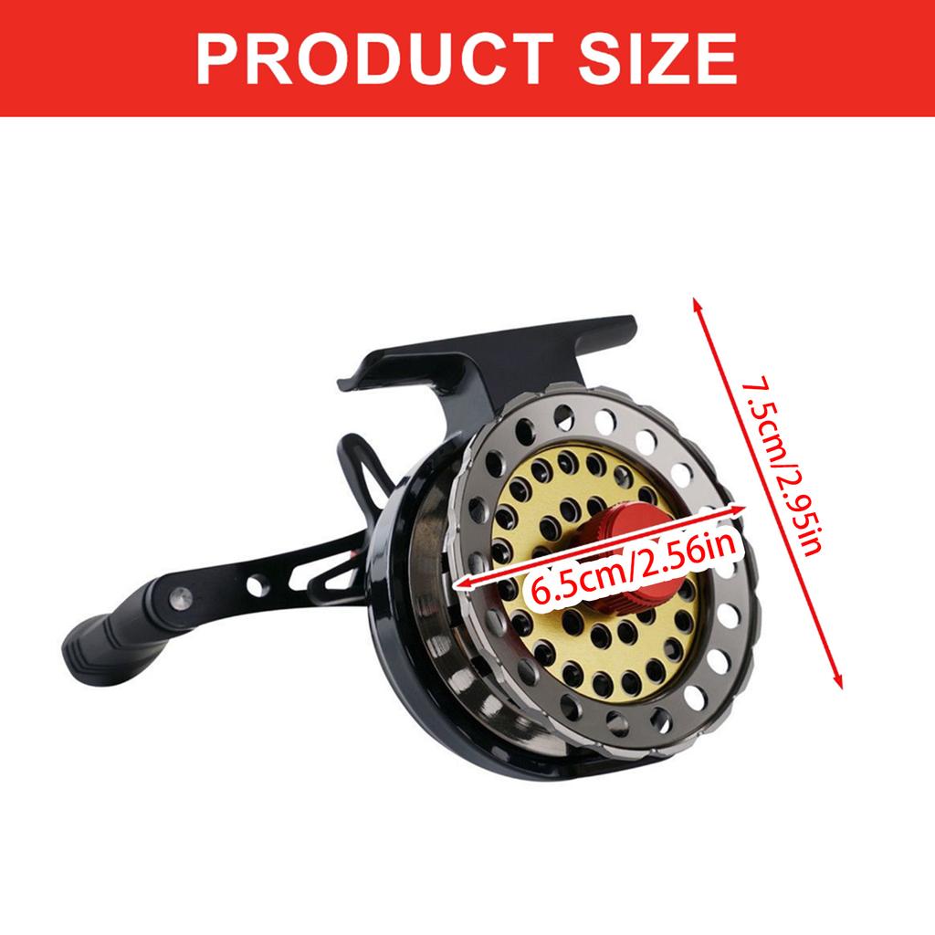 Full Metal Fly Fishing Reels for Trout Catfish Fishing Accessories Baitcasting Fishing Spinning Reel Left/Right Handle