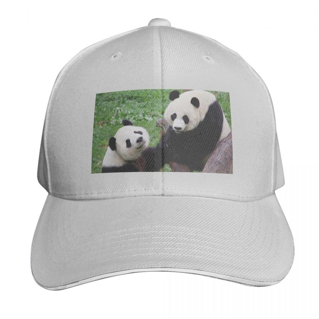 Giant Pandas Tian Tian and Mei Xiang At the National Zoo Baseball Cap Hats for Unisex Dad Hat Hood Hats Unisex Womens